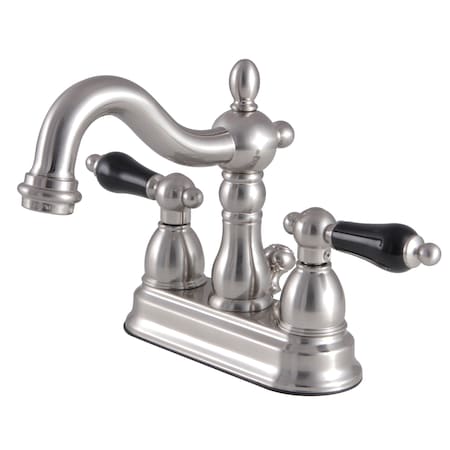 Kingston Brass 4" Centerset Bathroom Faucet, Brushed Nickel KB1608PKL
